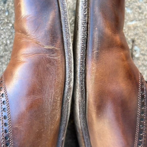 Gucci | Lace Up Burnished Toe Leather Oxfords Loafers US size 7 - Picture 14 of 16